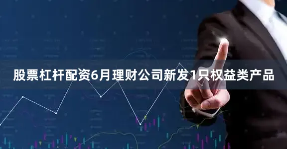 股票杠杆配资6月理财公司新发1只权益类产品